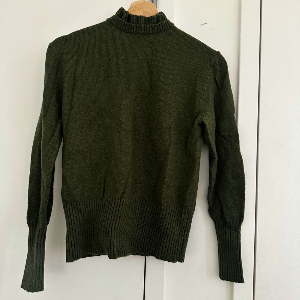 J. Crew Ruffle Neck Sweater